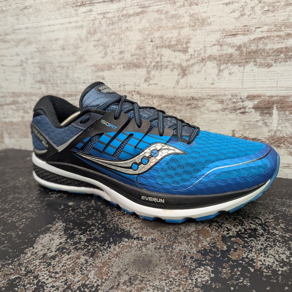 Mens Saucony Triumph ISO 2 Running Shoes Sz 12 Used VGC S20290-4 - Picture 2 of 9
